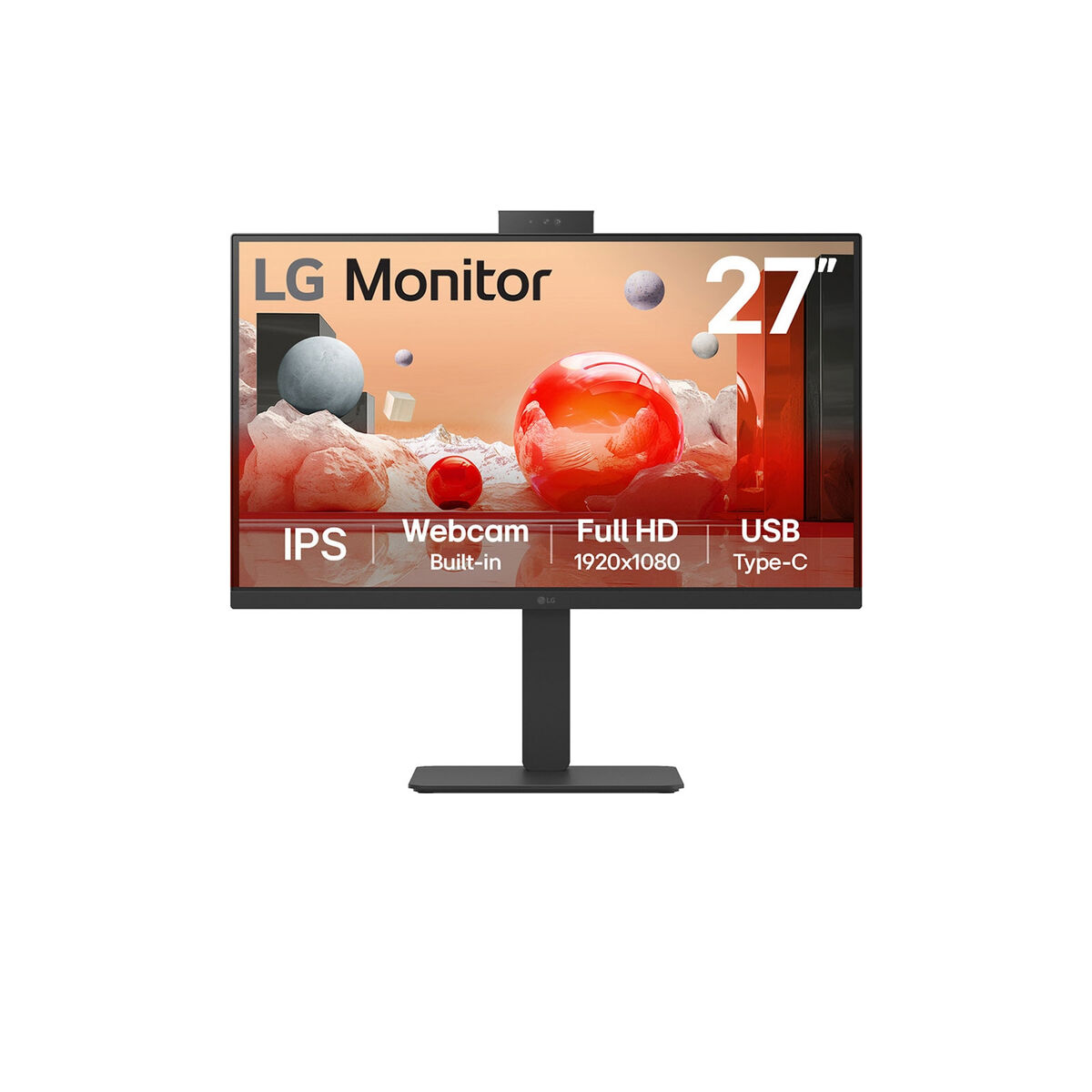 Gaming skærm LG 27BA850-B Full HD 27"